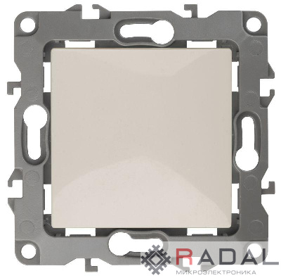 Механизм выключателя 1-кл. СП Эра12 10А IP20 12-1101-02 250В 10AX сл. кость Эра Б0014622