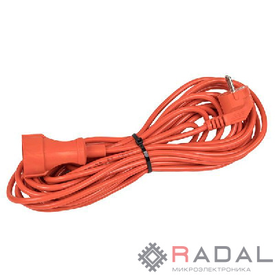Удлинитель 1х10м с заземл. 16А IP20 Зевс 2.0 ПВС 3х1 3.5кВт PROxima EKF USB02-16-310-1-10