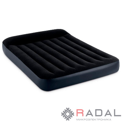 Кровать надувная 137х191х25см+встр. насос 220В (64148ND) INTEX 6941057422909