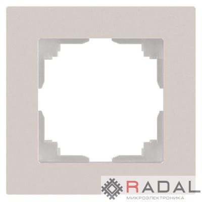 Рамка 1-м СП Accent 6-501-06 перламутр. Intro Б0063753