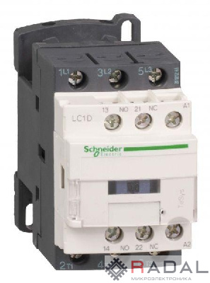 Контактор 3п 9А D 1НО+1Н3 220В AC SchE LC1D09M7