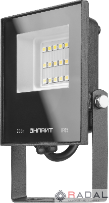 Прожектор светодиодный 61 949 OFL-20-6K-BL-IP65-LED 20Вт 6000К IP65 1600лм черн. ОНЛАЙТ 61949