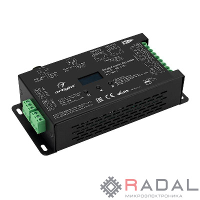 Декодер SMART-K55-DMX (12-24В 5х6А XLR3) металл Arlight 028449