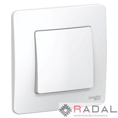 Переключатель 1-кл. СП Blanca 10А IP20 (сх. 6) 250В бел. SchE BLNVS010601