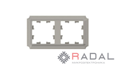 Рамка 2-пост. AtlasDesign Antique универс. шампань SE ATN100502