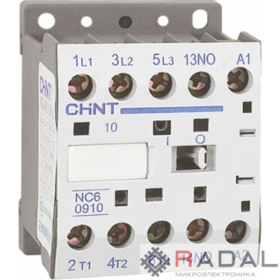 Контактор NC6-0904 9А 24В 50Гц (R) CHINT 247512