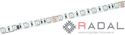 Лента светодиодная LSR-5050RGB60-14.4-IP20-24В (уп.5м) IEK LSR7-3-060-20-1-05-1