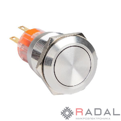 Кнопка S-Pro67 19мм с фикс. без подсветки EKF s-pro67-200