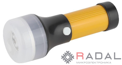 Фонарь TB10S 2в1 10SMD + 1LED пластик 3хAA полиб. Трофи Б0025678