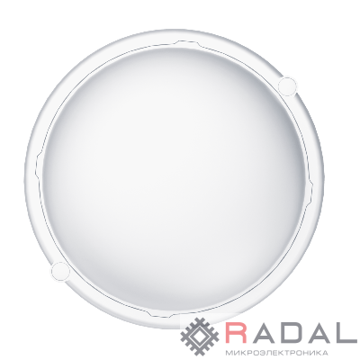Светильник светодиодный 90 235 OBL-R5-7-4K-WH-IP65-LED 7Вт 4000К IP65 690лм ЖКХ круг бел. пластик ОНЛАЙТ 90235
