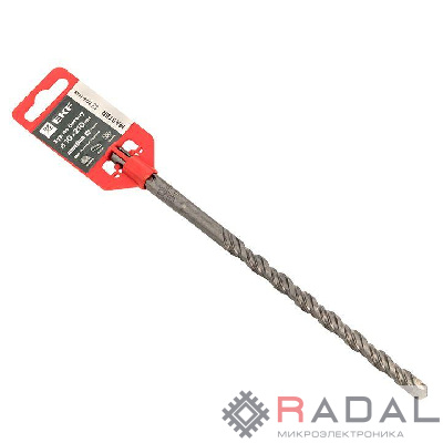 Бур по бетону SDS-plus 10х210мм 2 резца 4S спираль Master EKF db-10-210-2x4