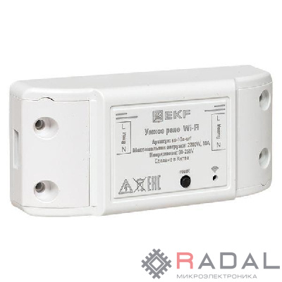 Реле Умное 10А Wi-FI Connect EKF ss-10a-wf