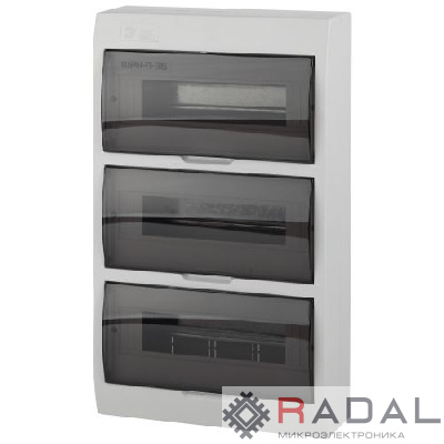 Бокс ЩРН-П-36 мод. навесной пластик IP41 SIMPLE NO-box_simple-plastic_36_surface ЭРА Б0041529