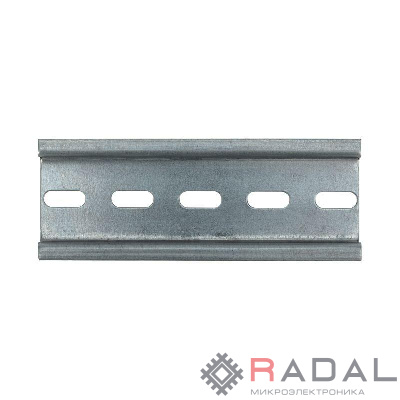 DIN-рейка перфорированная L1000 оцинк. Rexant 12-8100