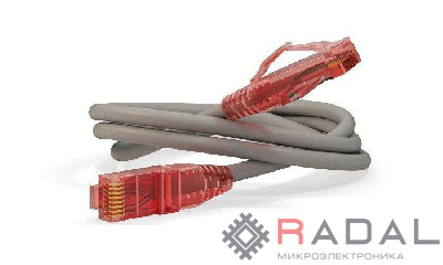 Патч-корд PC-LPM-UTP-RJ45-RJ45-C5e-0.5M-LSZH-GY кат.5e LSZH 0.5м сер. Hyperline 42269