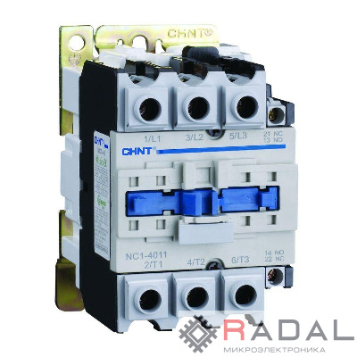 Контактор NC1-4011 40А кат. 42В AC 1НО+1НЗ AC-3 (R) CHINT 222293