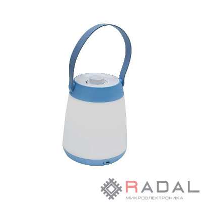 Фонарь кемпинговый аккум. 7.5Вт LED + 7.5Вт LED 3.7В 1800мА.ч USB шнур КОСМОС KOSAC6015WLED_WW