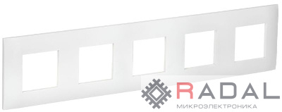 Рамка 5-м SKANDY SK-F05W арктич. бел. IEK SK-M52-K01