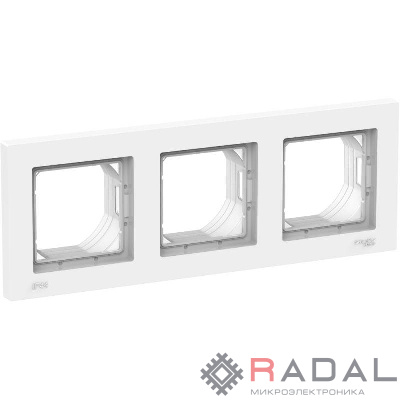 Рамка 3-пост. ATLASDESIGN AQUA IP44 бел. SchE ATN440103