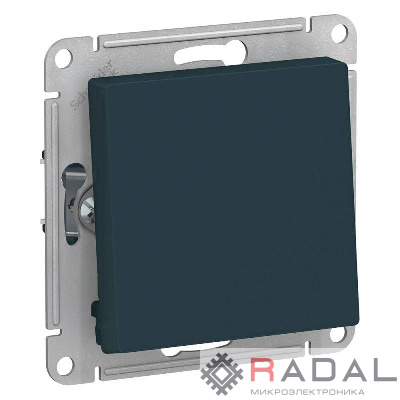 Механизм переключателя проходного 1-кл. СП AtlasDesign 10А IP20 (сх. 6) 10AX изумруд SchE ATN000861