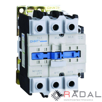 Контактор NC1-9511 95А 400В/АС3 1НО+1НЗ 50Гц (R) CHINT 223171