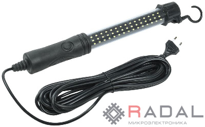 Светильник светодиодный переносной ДРО 2061 IP54 шнур 10м черн. IEK LDRO1-2061-09-10-K02
