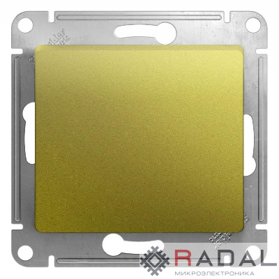 Механизм выключателя 1-кл. СП Glossa 10А IP20 (сх. 1) 10AX фисташк. SchE GSL001011