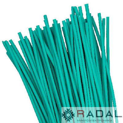 Трубка термоусадочная ТУТ 4/2 зел. (уп.100шт) PROxima EKF tut-4-j-1m