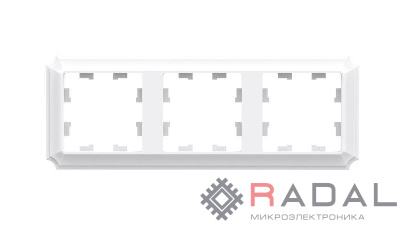 Рамка 3-пост. AtlasDesign Antique универс. лотос SE ATN101303