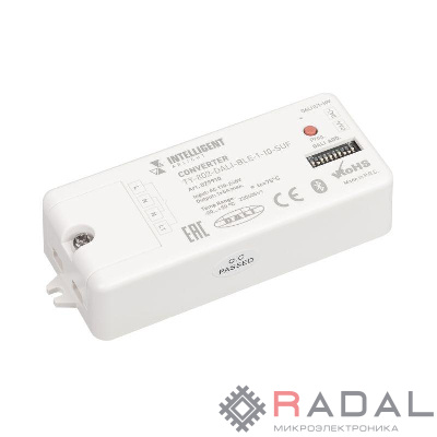 Конвертер TY-802-DALI-BLE-1-10-SUF (230В 10А DALI 0-10В) (IP20 пластик) INTELLIGENT ARLIGHT 029910