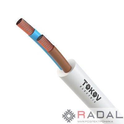Провод TOKOV ELECTRIC ПВС 2х0.75 380В Б (бухта) (м) 1945476