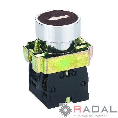Кнопка управления NP2-BA2351 с маркировкой 1НО IP40 CHINT 575481