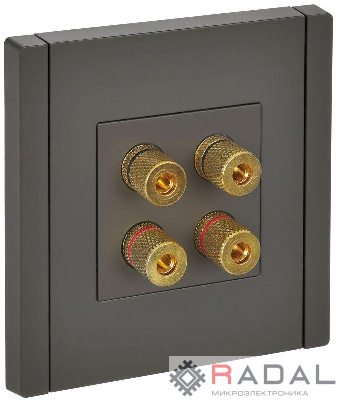 Аудиорозетка 4-м FORTE&PIANO FP339 сер. IEK FP-S40-K03