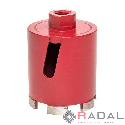 Коронка алмазная для дрелей с микроударом DCH-72MH Micro Hit Laser M16 Professional EKF dch-72-mh-m16