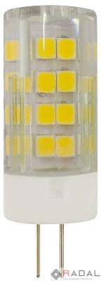 Лампа светодиодная JC-3.5w-220V-corn ceramics-827-G4 280лм ЭРА Б0027855