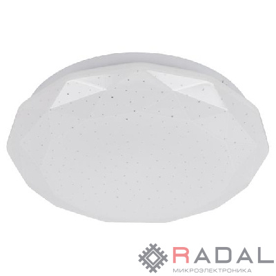 Светильник светодиодный Классик SPB-6 Slim Sparkle WH 36W-6.5K 36Вт 6500К без ДУ Эра Б0069790