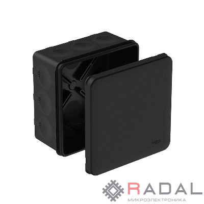 Коробка распределительная MultiBox IP66 100х100х50 DIY (со стикером) черн. SE IMT352981