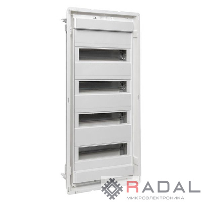 Основание силового щита Nova с DIN-рейками 48мод. IP40 PROxima EKF nv-pbase-48