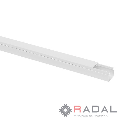 Кабель-канал 12х12 L2000 пластик бел. TOKOV ELECTRIC TKE-KK-12-12-2000-WH