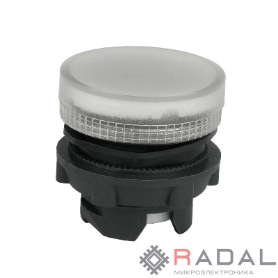 Головка сигнальной лампы OptiSignal D22 A5-L-1 бел. пластик ZB5AV013 КЭАЗ 332300