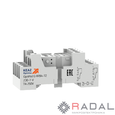 Розетка для реле OptiRel G RR94-74-230-7-V КЭАЗ 281171