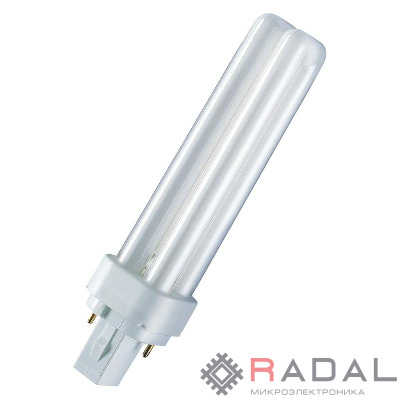Лампа люминесцентная компактная DULUX D 26Вт/840 G24d-3 OSRAM 4099854123047