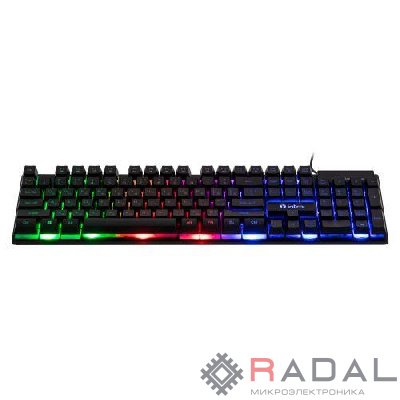 Клавиатура KG380 игровая проводная с подсветкой черн. Intro Б0056138
