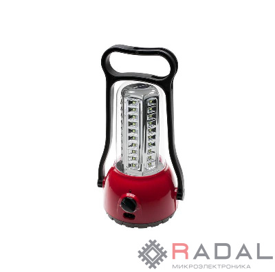 Фонарь светодиодный кемпинг. 6009LED 60LED 4В 3Ah с диммером Космос KOCAc6009LED