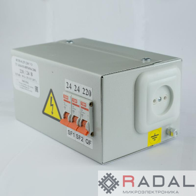 Ящик с понижающим трансформатором ЯТП 0.25 220/12В (3 авт. выкл.) Кострома ОС0000002359