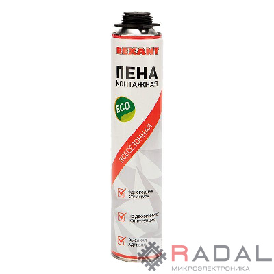 Пена монтажная всесезонная для пистолета 40л eco Rexant 89-0903