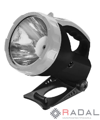 Фонарь-прожектор AccuF6-L3W-bk 3Вт SMD IP20 аккумулятор 900мА.ч 2 режима: яркий/эконом индикатор зарядки; ремень с подставкой черн. ФАZА 5027640