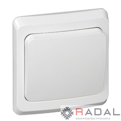 Переключатель 1-кл. СП Этюд 10А IP20 бел. SchE BC10-004B