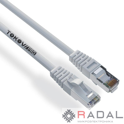 Патч-корд кат.5Е F/UTP 24 AWG LSZH 0.15м TOKOV PRO TOKOV Eletrcic TKP-PC06-5EF-CULSZH-015M
