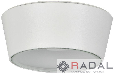Светильник 5104 GX53 IP65 уличный потолочный бел. IEK LT-UPU0-5104-GX53-1-K01